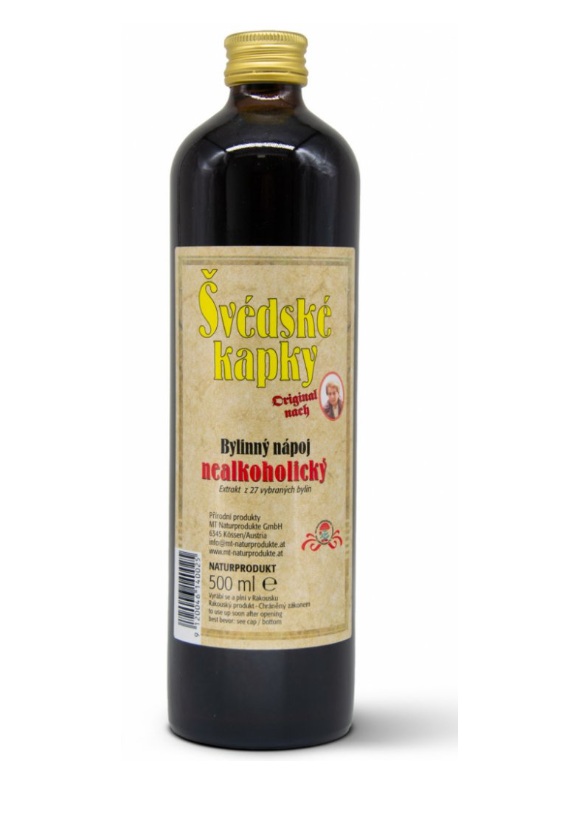    Švédské kapky | bez alkoholu | 500 ml