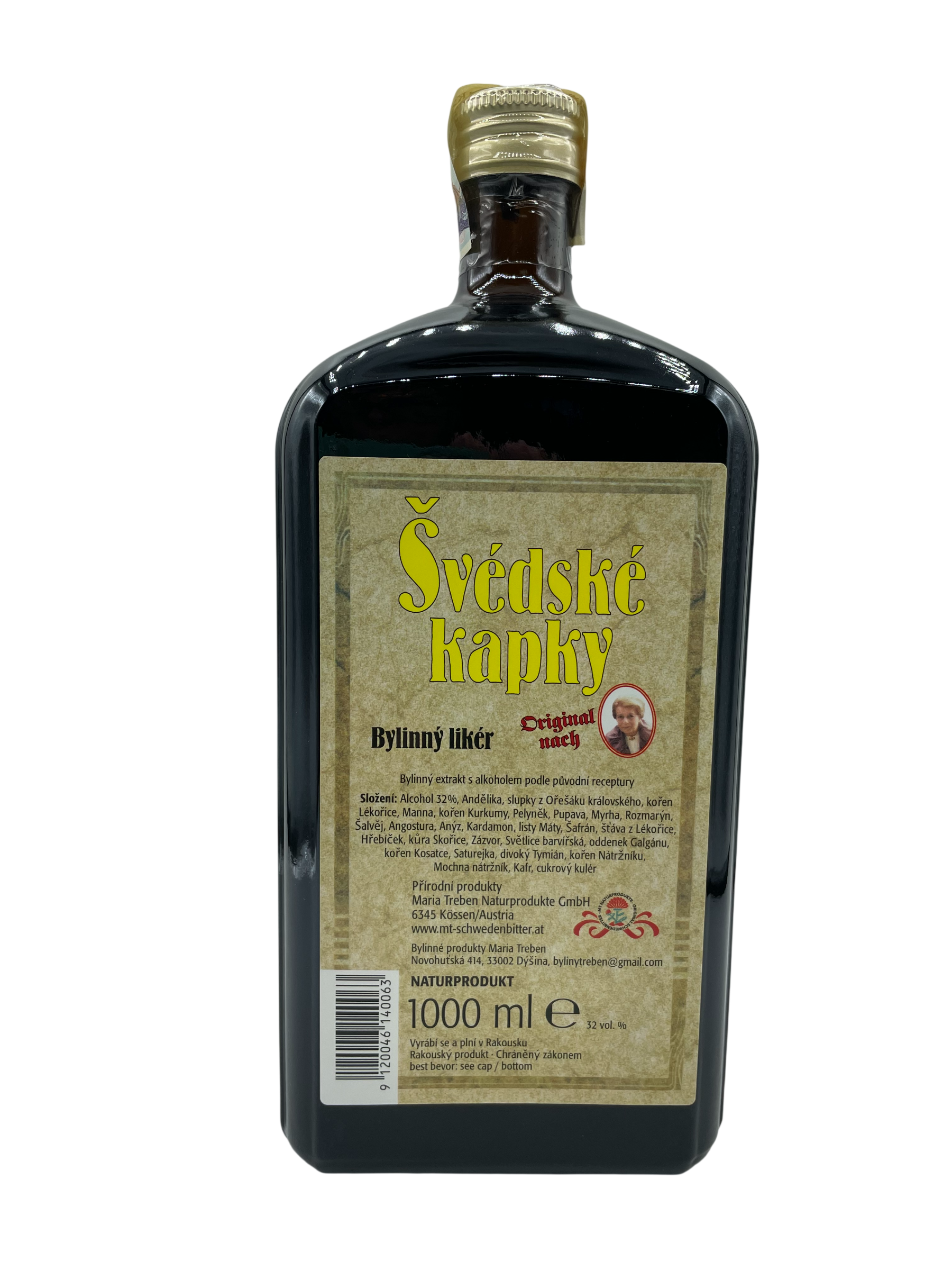 ORIGINÁL Švédské kapky se šafránem | s alkoholem | 1000 ml